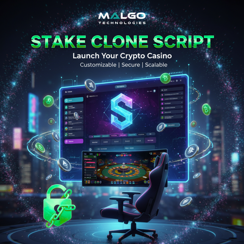 Stake Clone Script by Malgo for Secure Crypto Betting